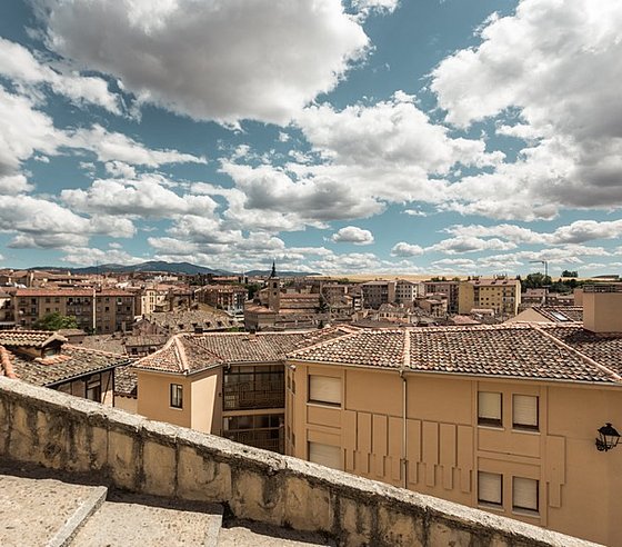 Blick über die Stadt Segovia.